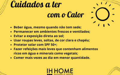 Cuidados a ter com o Calor